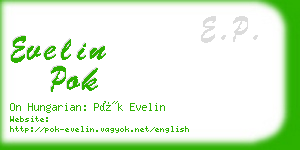 evelin pok business card